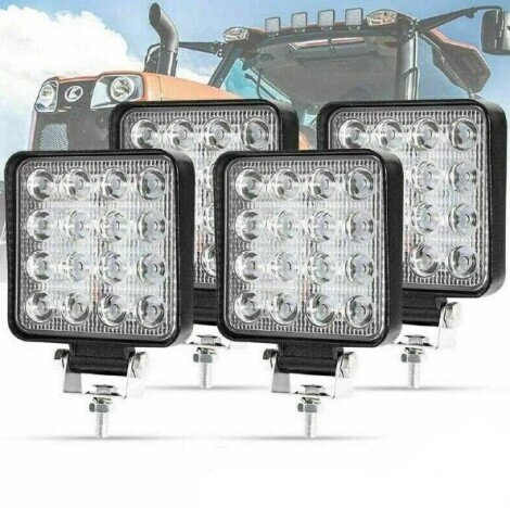 Set 4 x proiector LED auto offroad 48W 12/24v