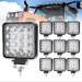 Set 10 x proiector LED auto offroad 48W 12/24v